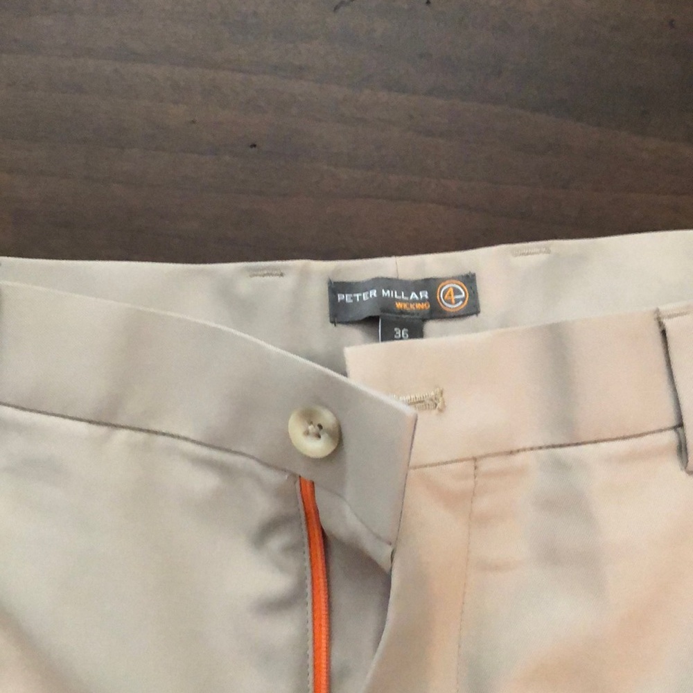 Two pairs Mens golf shorts Peter millar and Nike size 36
